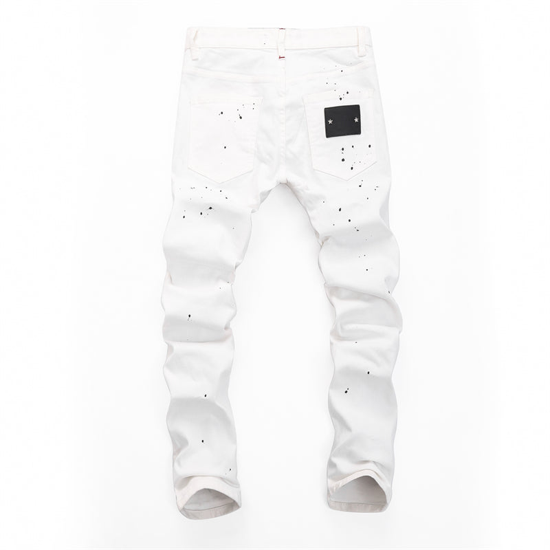 SOLA White Hole Jeans#8360