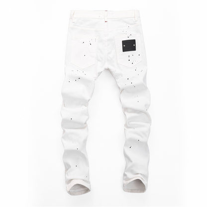 SOLA White Hole Jeans#8360
