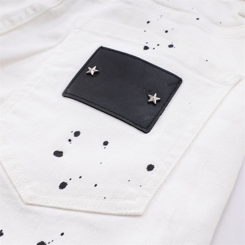 SOLA White Hole Jeans#8360