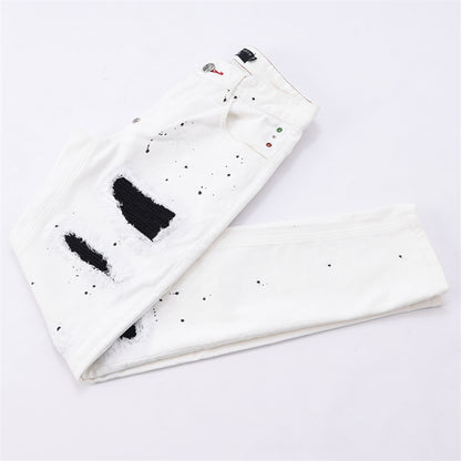 SOLA White Hole Jeans#8360