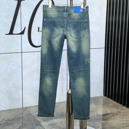 SOLA-PP Lettering Print Jeans