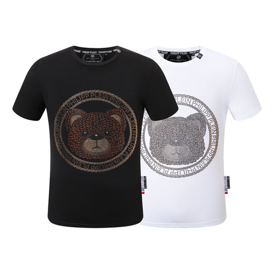SOLA-PP Bear hot diamond man T-shirt