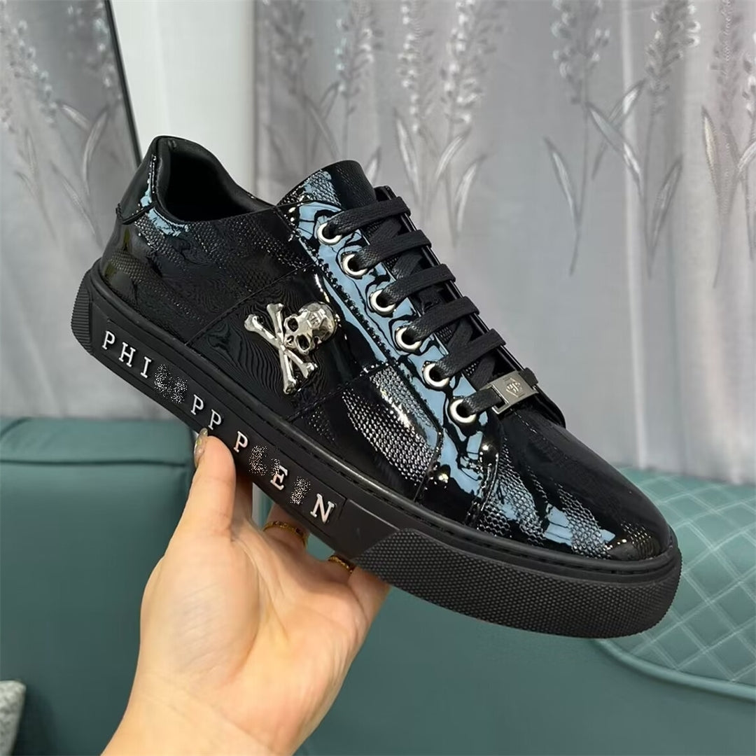 PP New Skull leather Sneakers