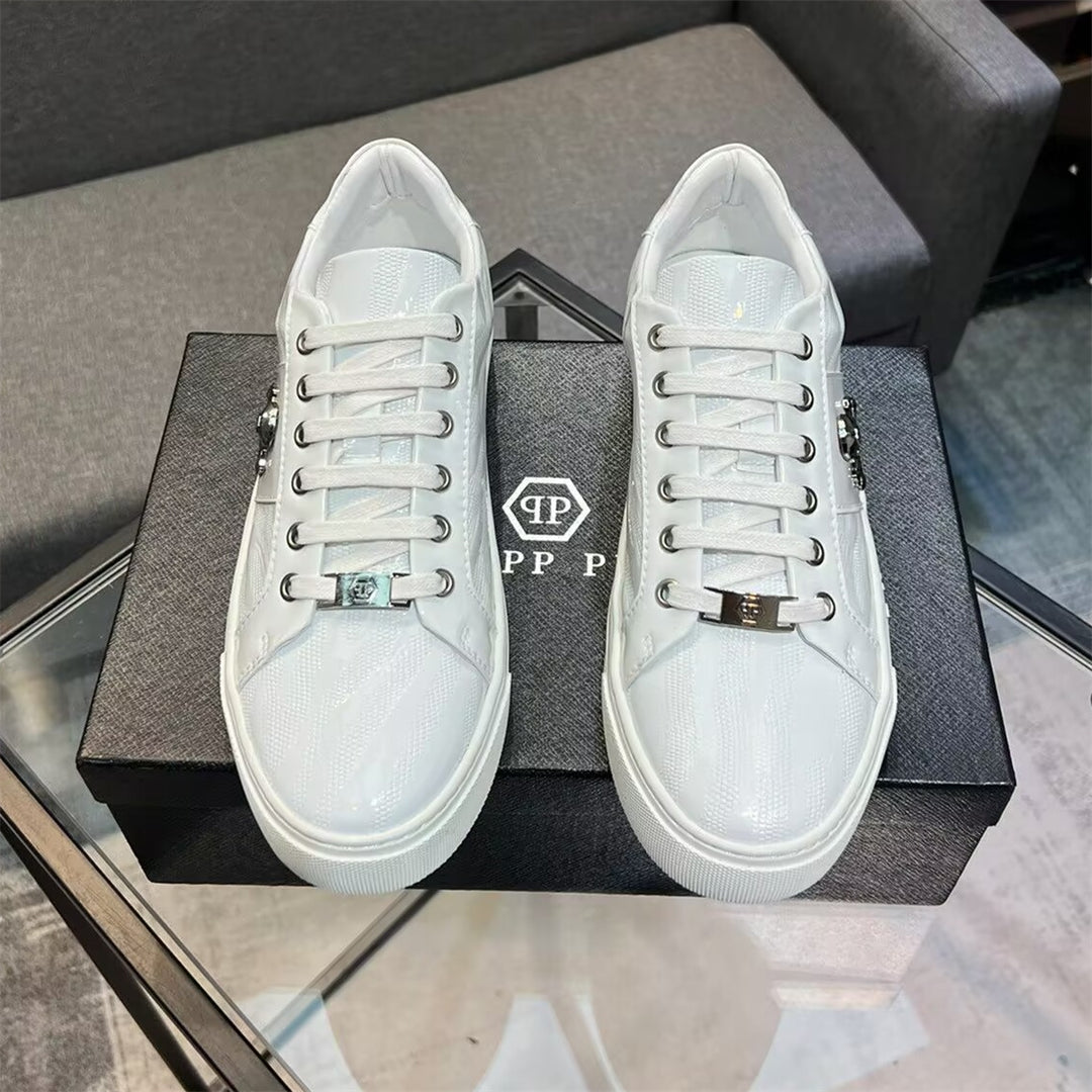 PP New Skull leather Sneakers