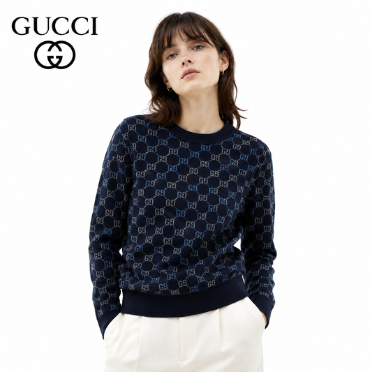 Gucci Reversible GG Wool Sweater