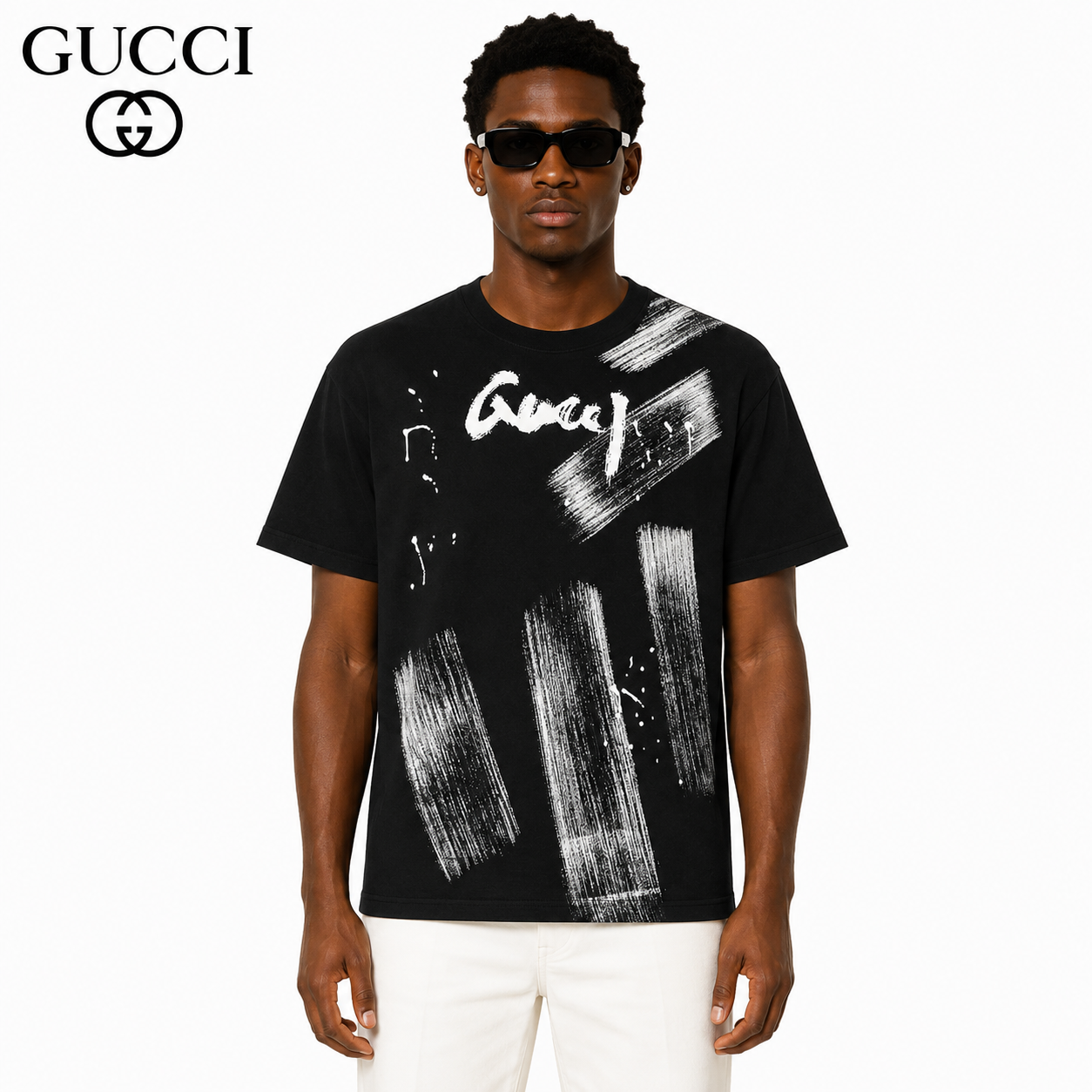 Gucci Graffiti Logo T-Shirt
