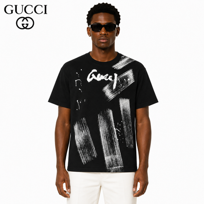 Gucci Graffiti Logo T-Shirt