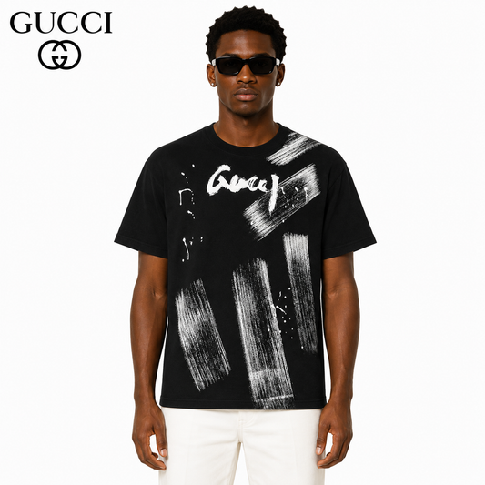 Gucci Graffiti Logo T-Shirt