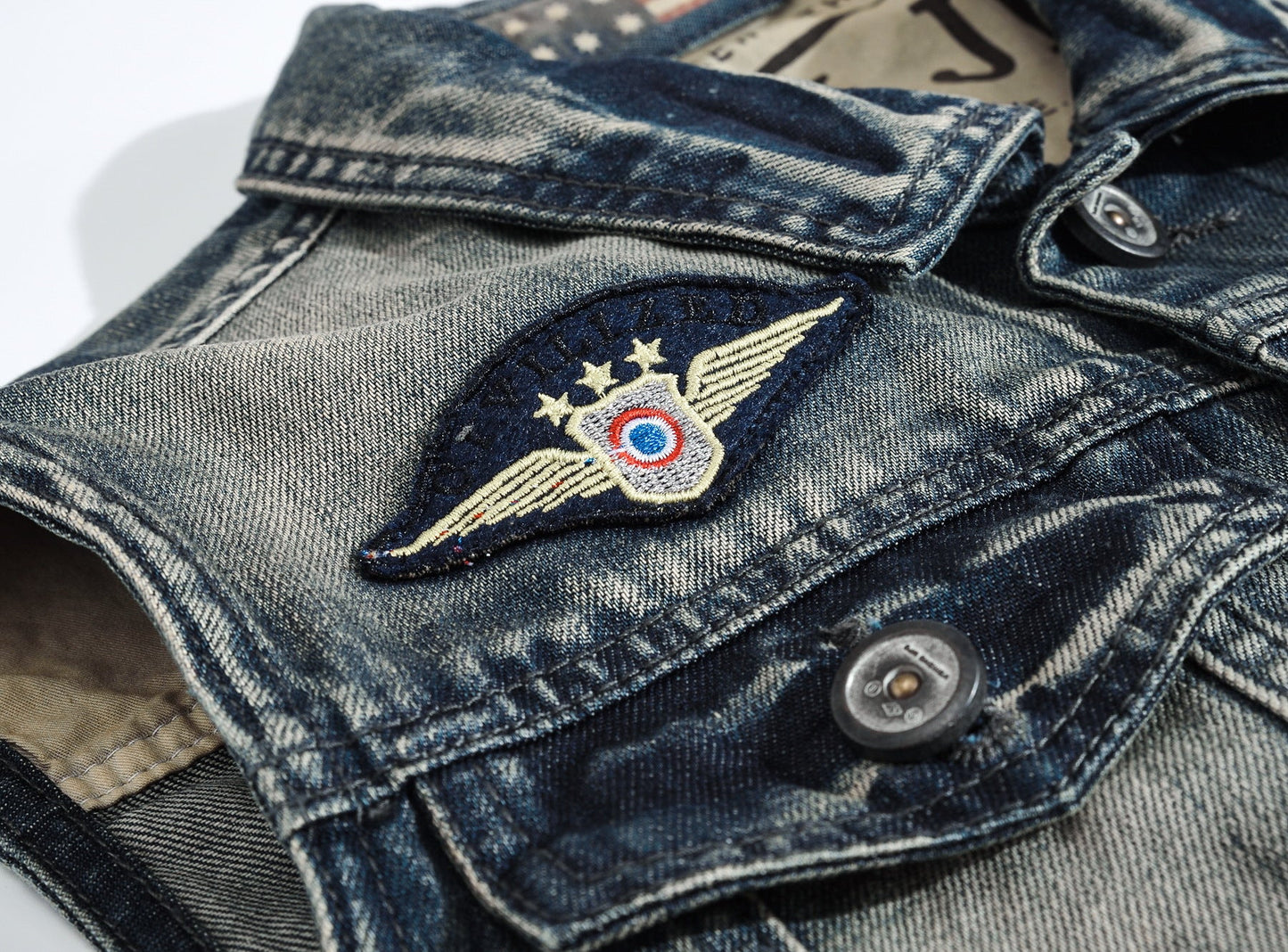 SOLA-DSQ2 24ss cowboy Denim vest