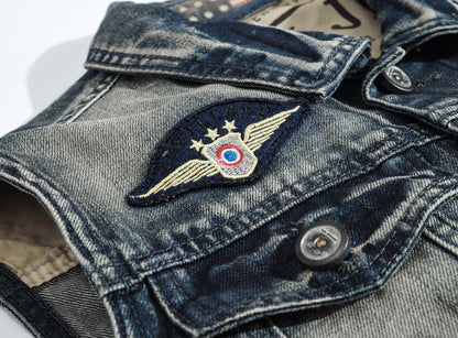 SOLA-DSQ2 24ss cowboy Denim vest