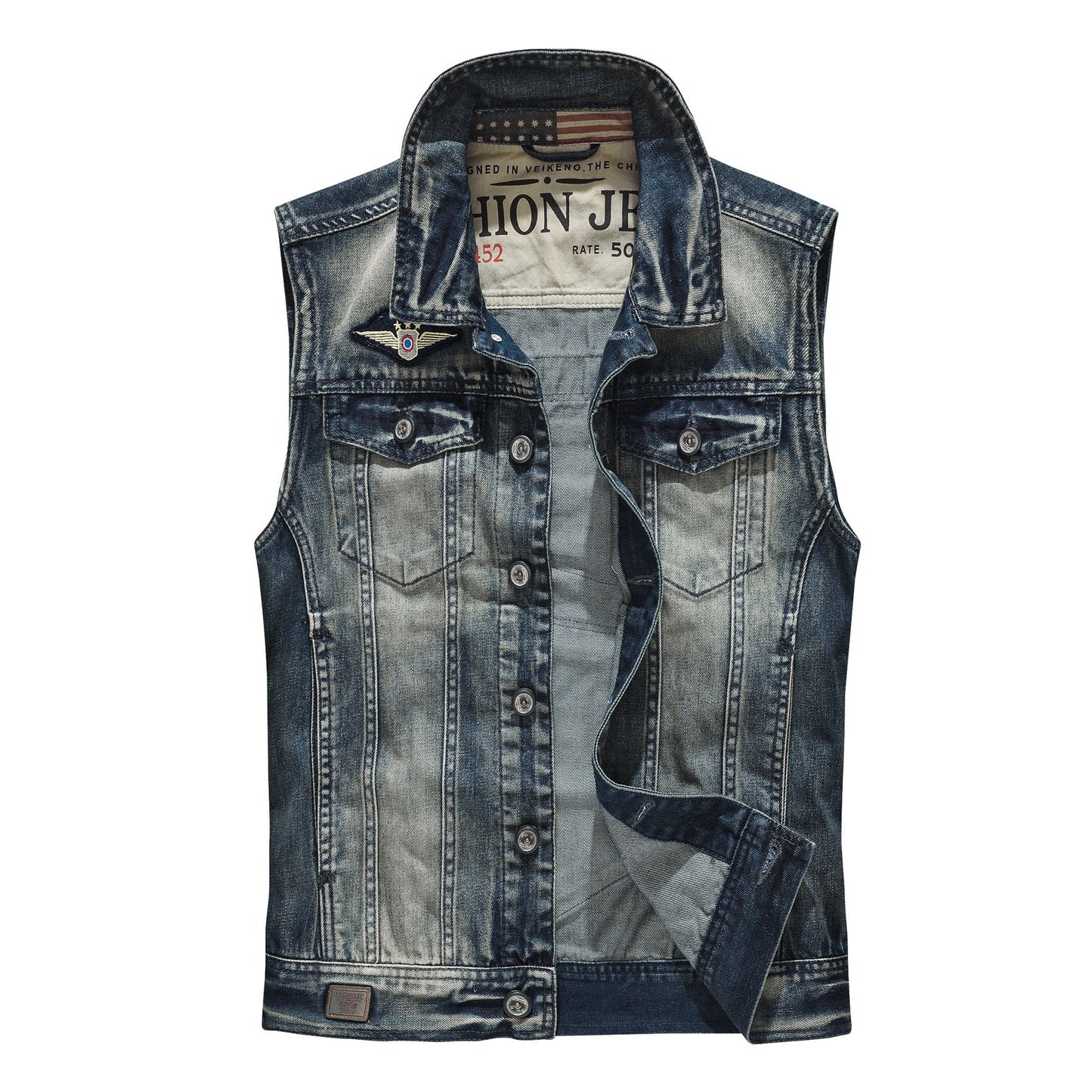 SOLA-DSQ2 24ss cowboy Denim vest