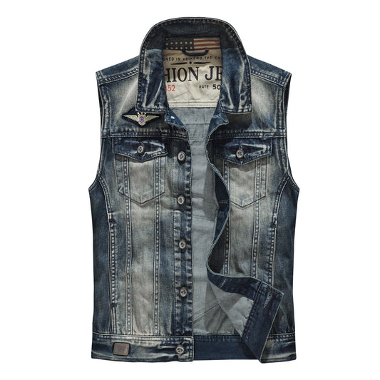 SOLA-DSQ2 24ss cowboy Denim vest