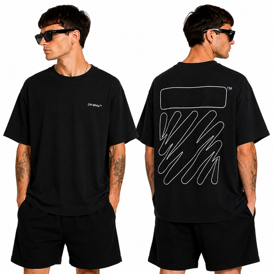 OFF-White Arrow logo print T-shirt#78