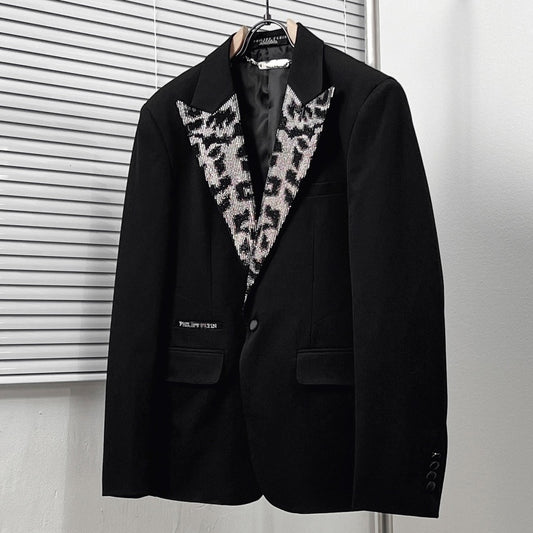 PP Men's Rhinestone Collar Suit
