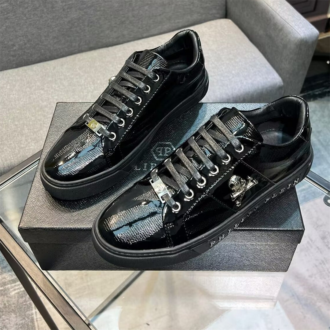 PP New Skull leather Sneakers