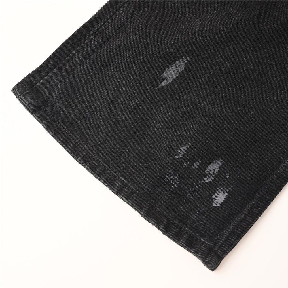 2026 Distressed Graffiti Jeans