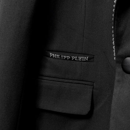 PP Men's Blazer with Lightning Rhinestones