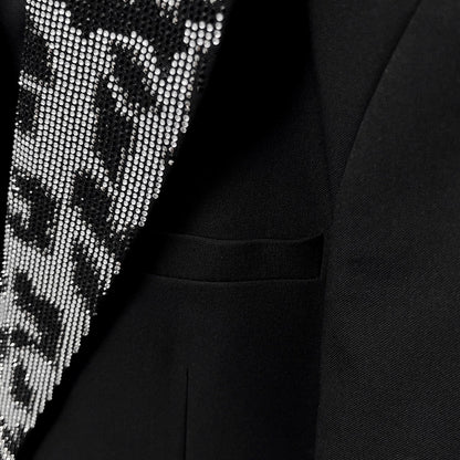 PP Men's Rhinestone Collar Suit
