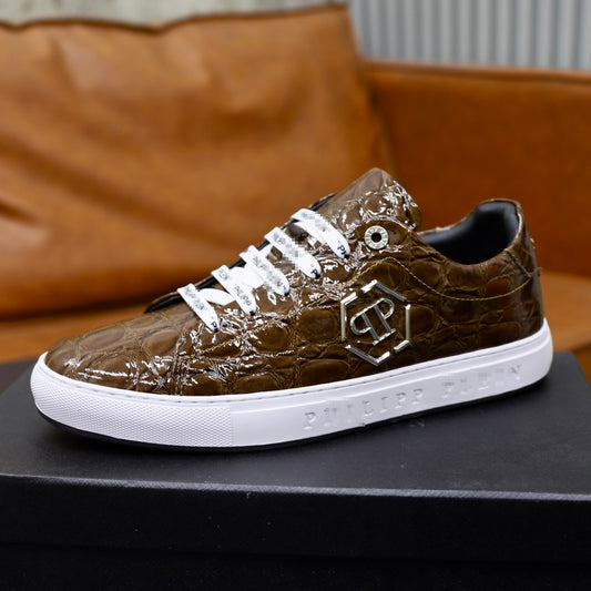 PP Men New Men's leather sneakers