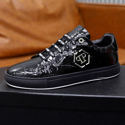 PP Men New Men's leather sneakers
