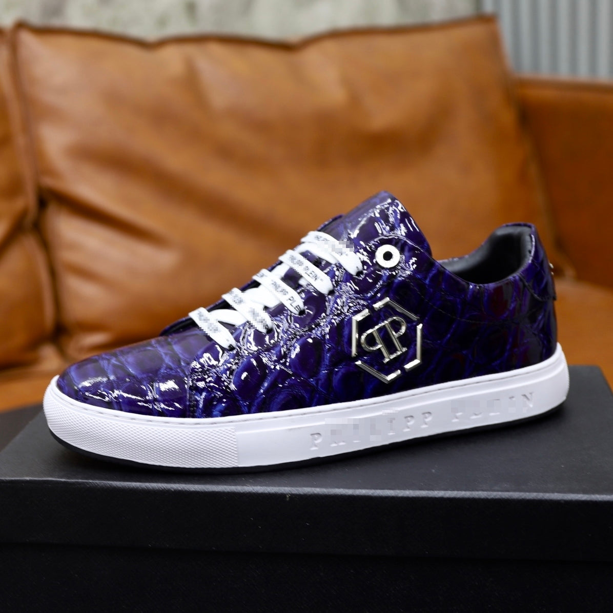 PP Men New Men's leather sneakers