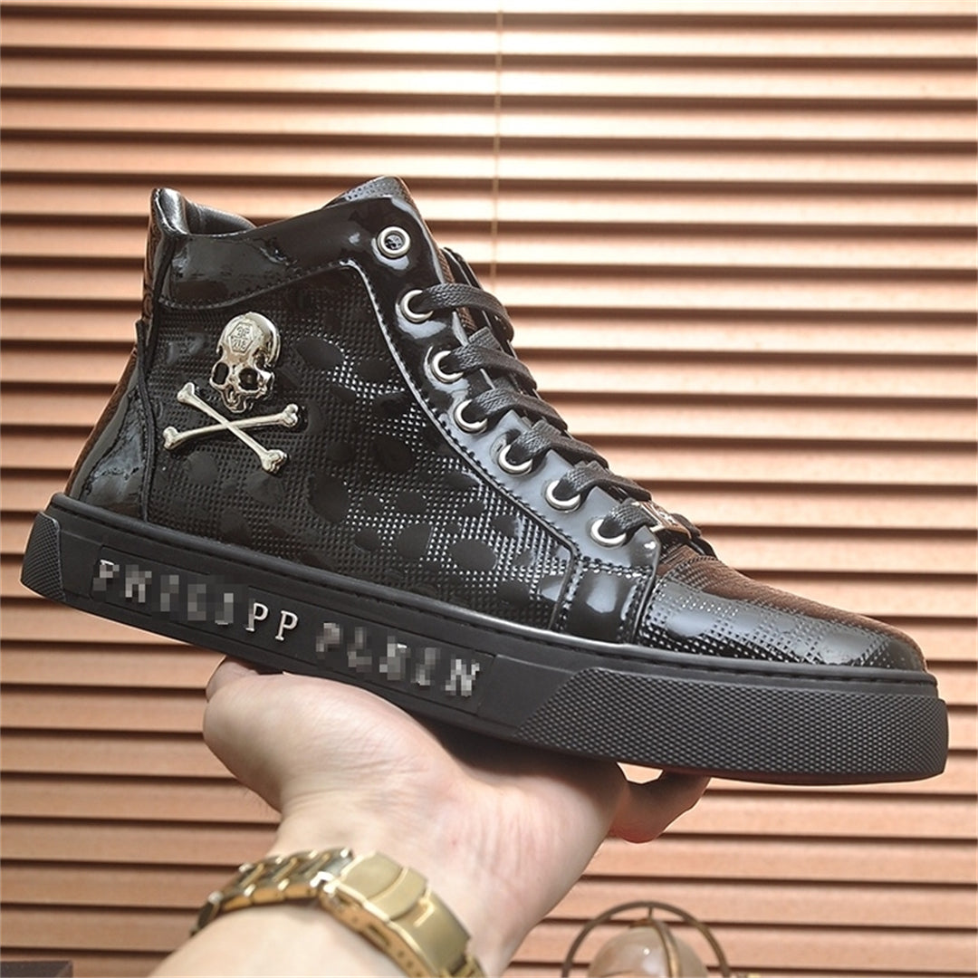SOLA-Phillipp Novaj Viraj altsupraj ledaj Sneakers 