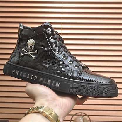 SOLA-Phillipp Novaj Viraj altsupraj ledaj Sneakers 