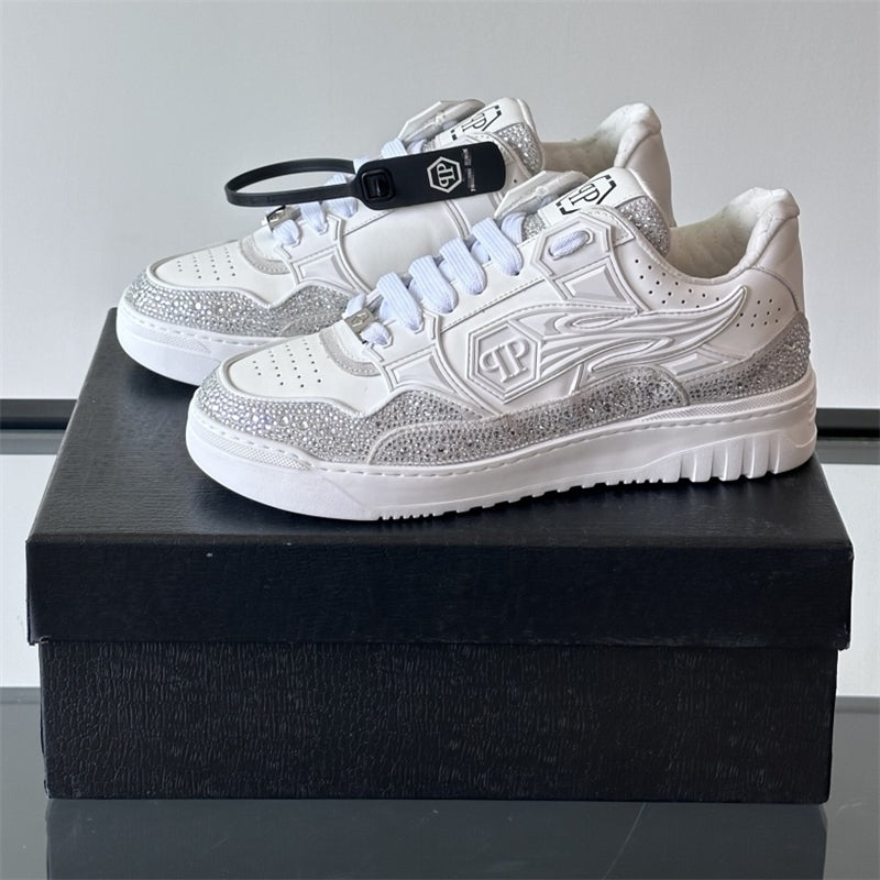 SOLA letter leather Sneakers