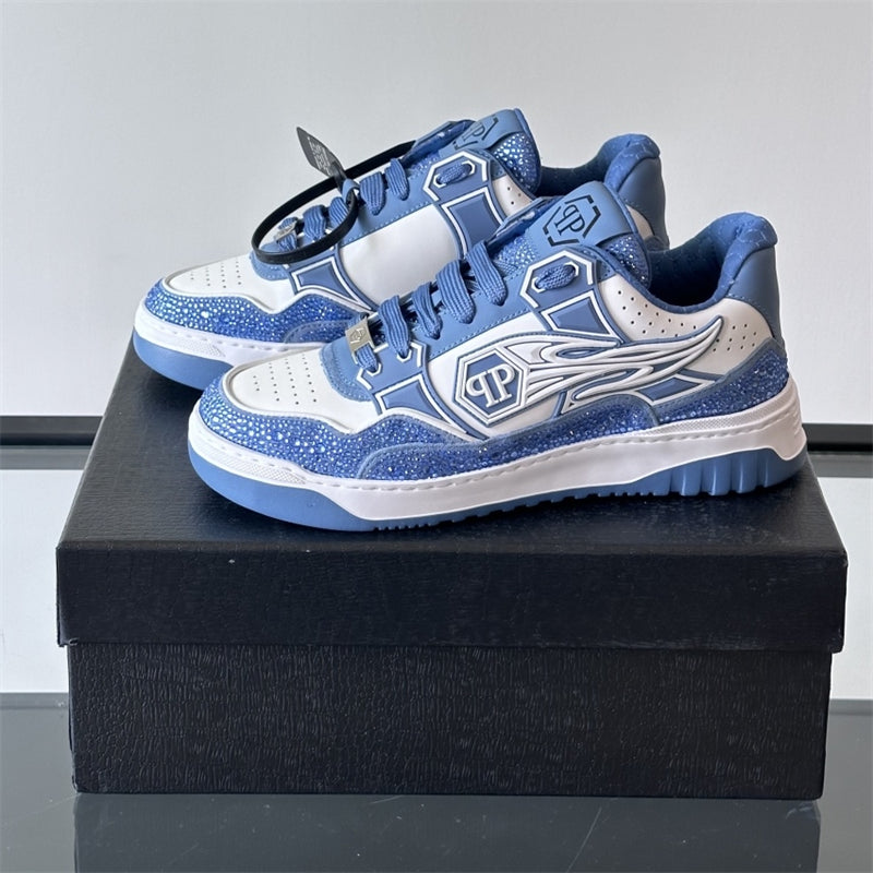 SOLA letter leather Sneakers