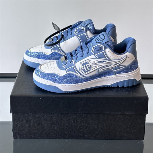 SOLA letter leather Sneakers