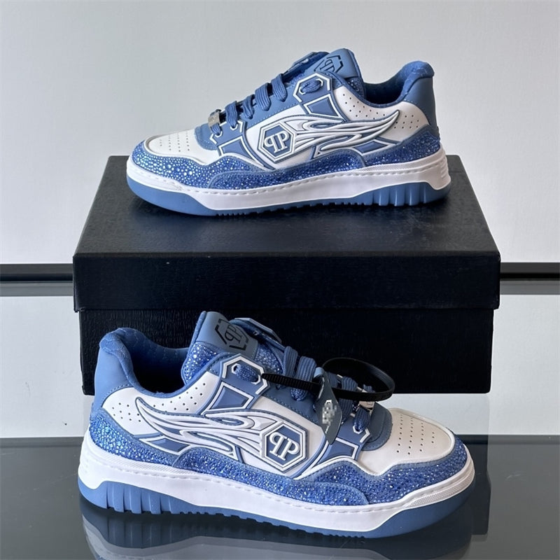SOLA letter leather Sneakers
