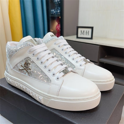 PP New High Top leather Sneakers
