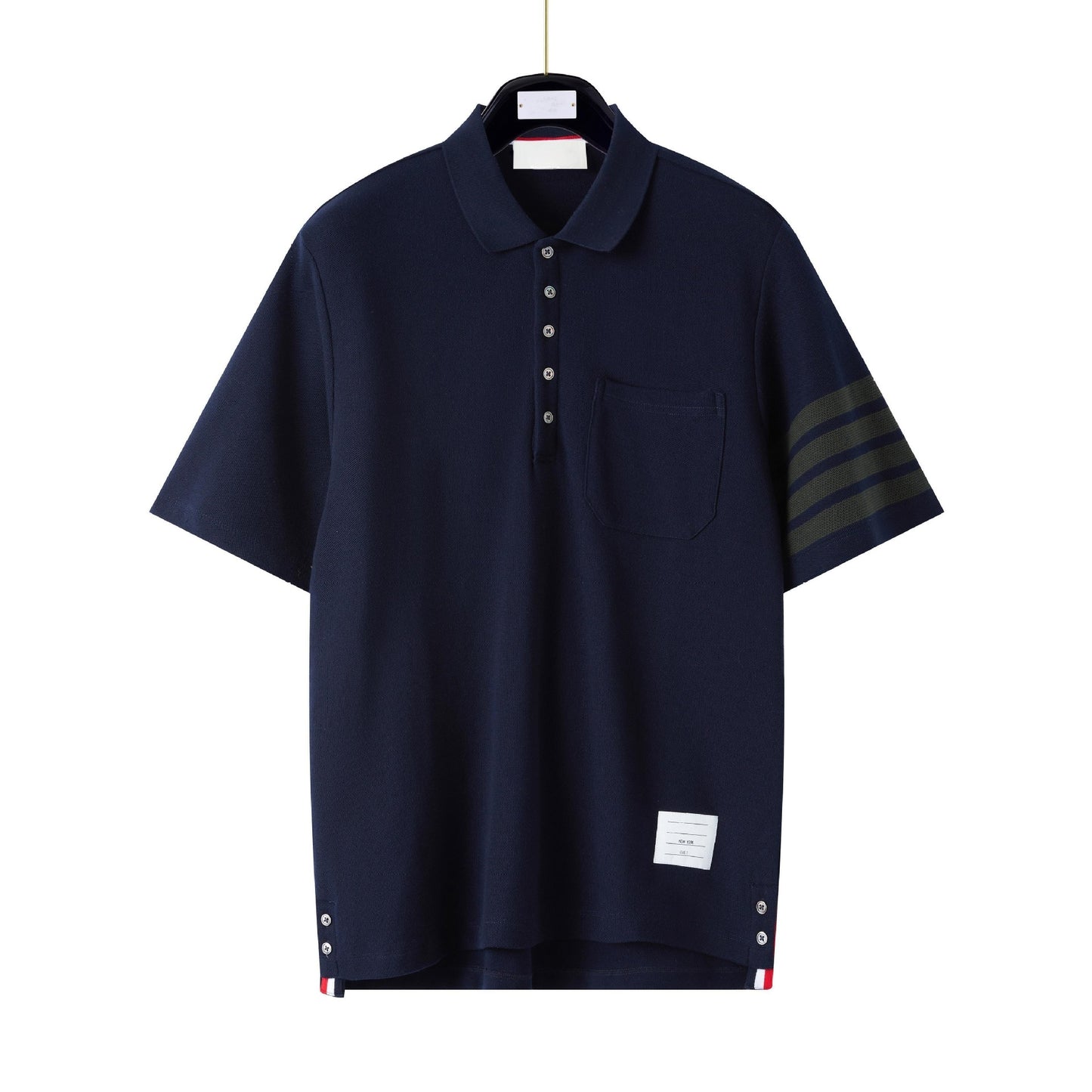 MR.TOM Pocket Stripes POLO Shirt