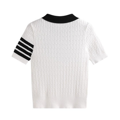 MR.TOM  Women Stripe T-shirt