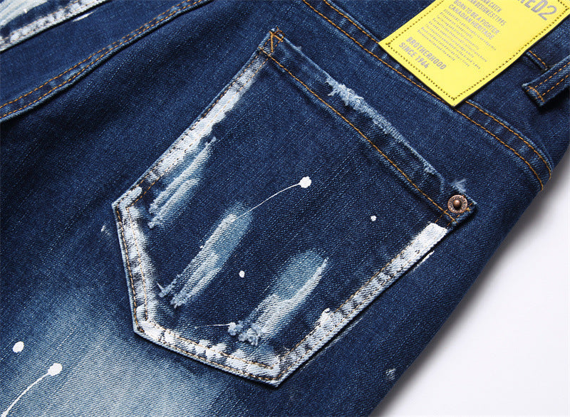 SOLA-DSQ2 2024ss pantaloneto Jeans 