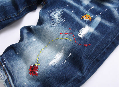 SOLA-DSQ2 2024ss pantaloneto Jeans 