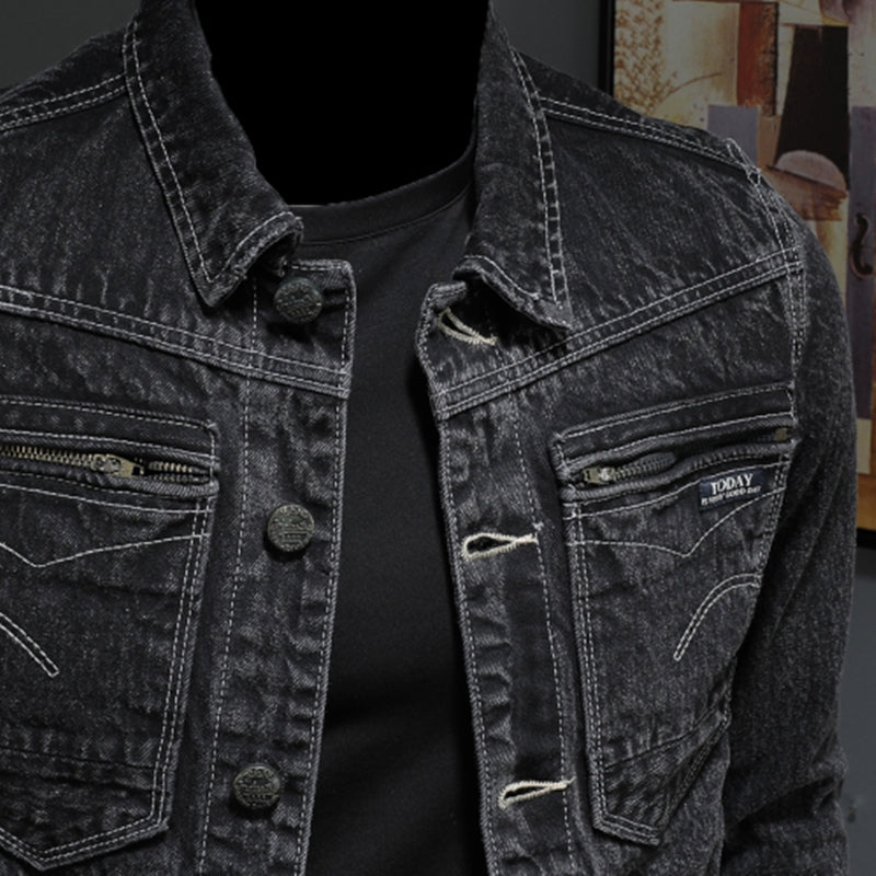 SOLA-DSQ2 Men's Loose Denim Jacket