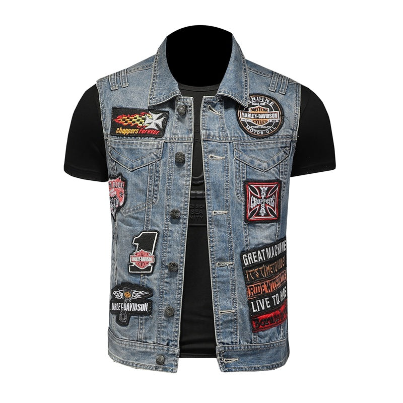 SOLA-DSQ2 24ss cowboy Denim vest