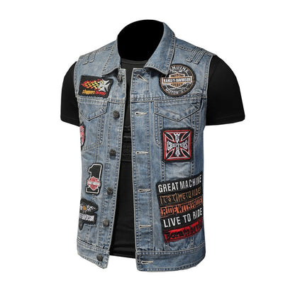 SOLA-DSQ2 24ss cowboy Denim vest