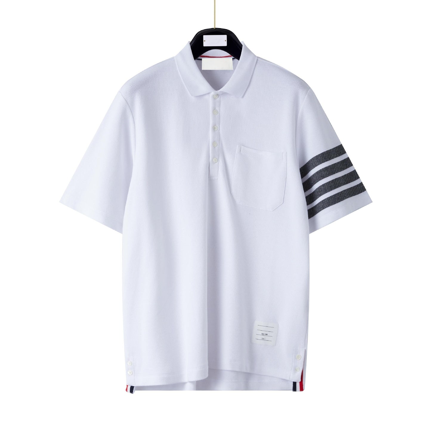 MR.TOM Pocket Stripes POLO Shirt
