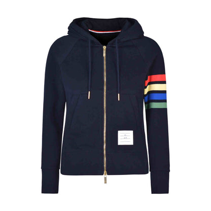 MR.TOM Rainbow Stripes Hoodie