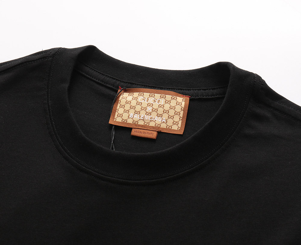 Gucci x Balenciaga Logo Print T-Shirt - Image 8