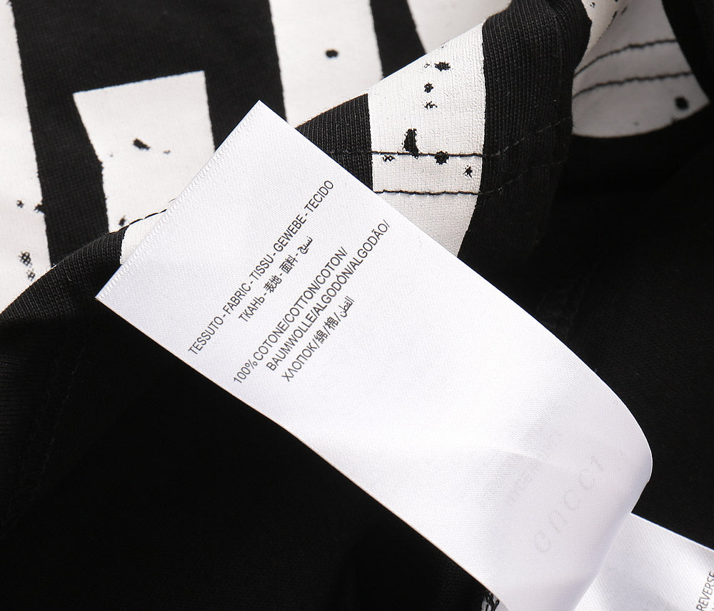 Gucci x Balenciaga Logo Print T-Shirt - Image 9