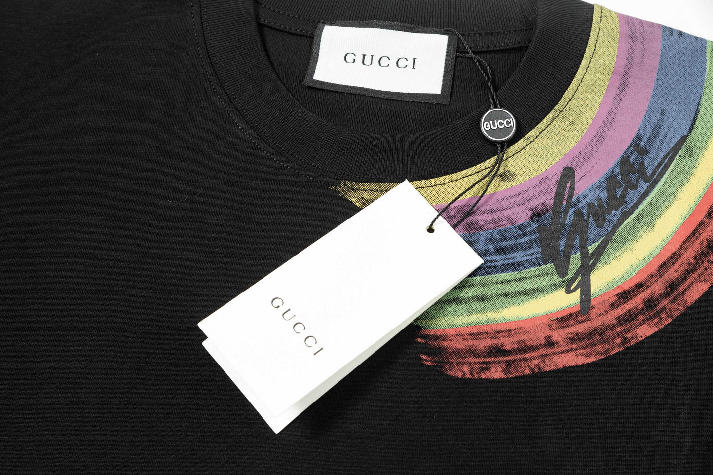 Gucci Graffiti Logo T-Shirt - Image 4
