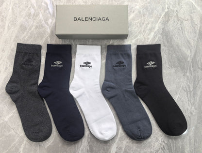 Balenciaga Cotton Men’s Essentials 5-Pack - Image 5