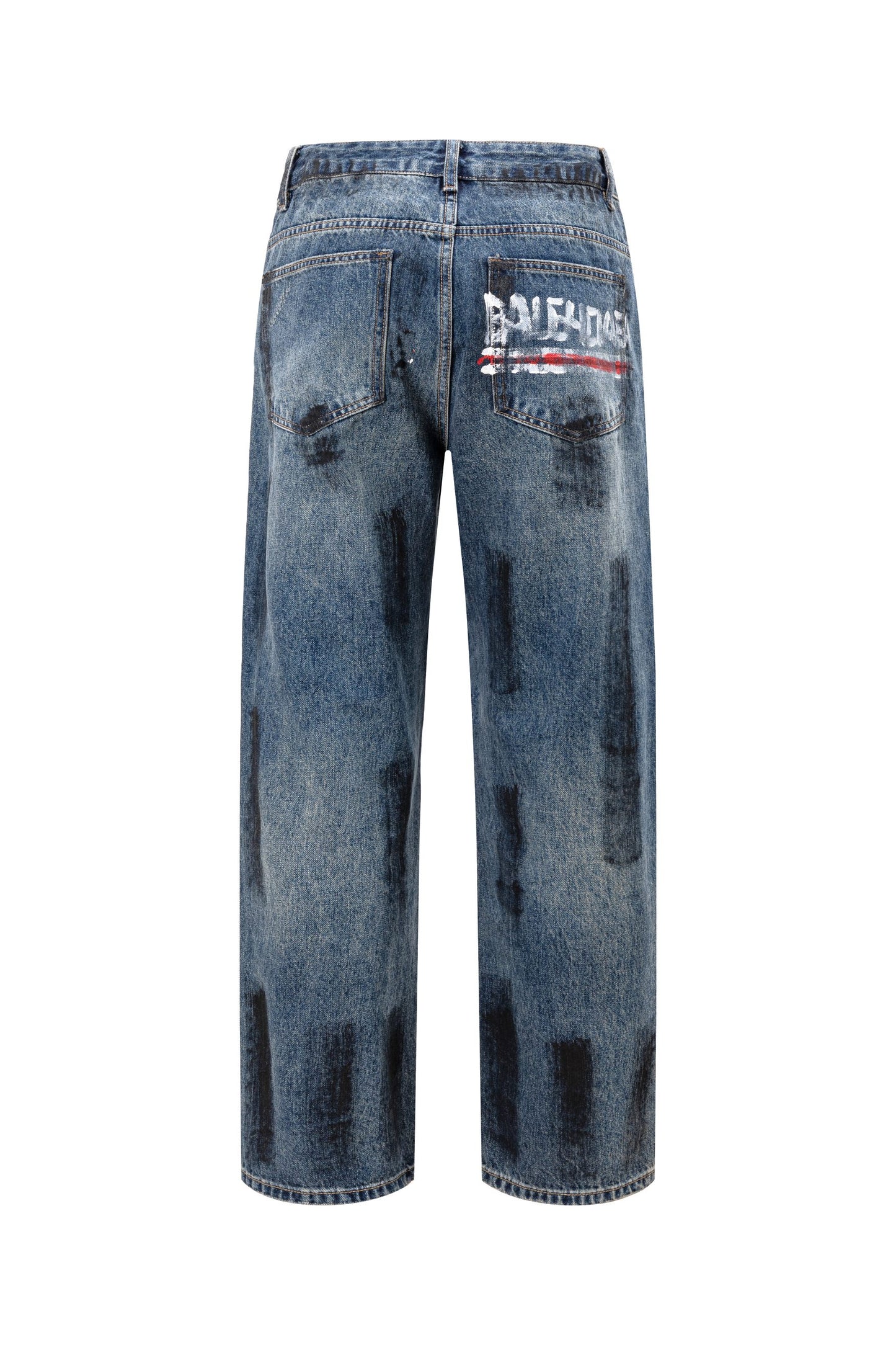 2025SS Loose Graffiti Man Jeans