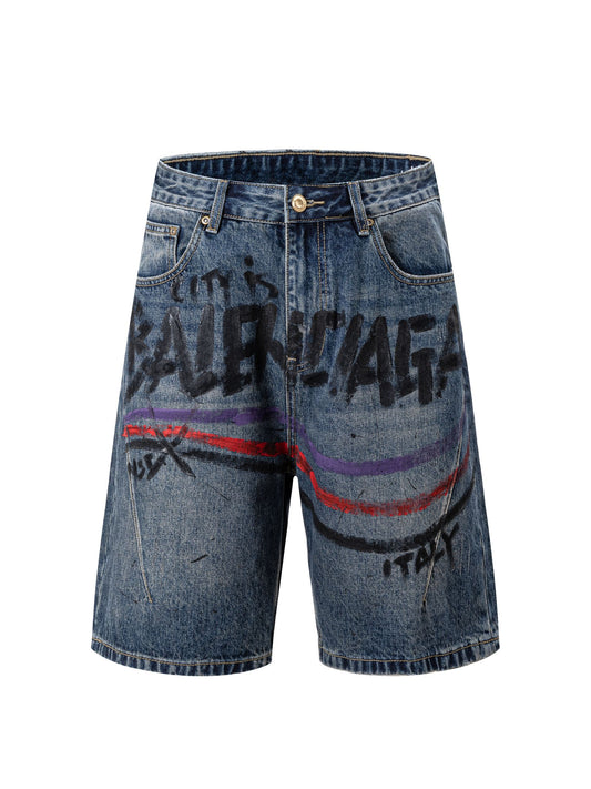 Balenciaga  2026SS Denim Shorts