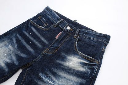 SOLA-DSQ2 26ss printing Jeans