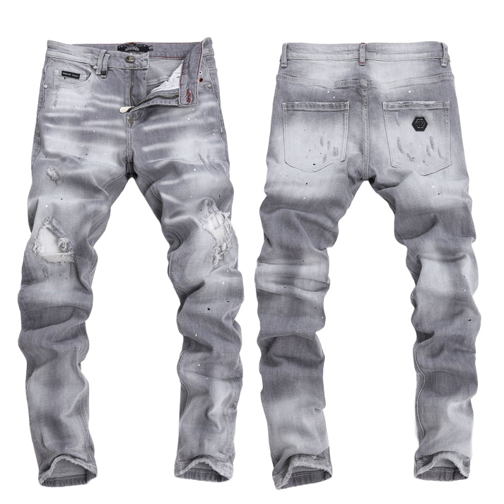 PP Smiley ripped jeans#45