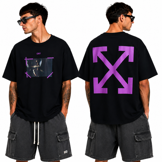 OFF-White  Arrow logo print T-shirt#69